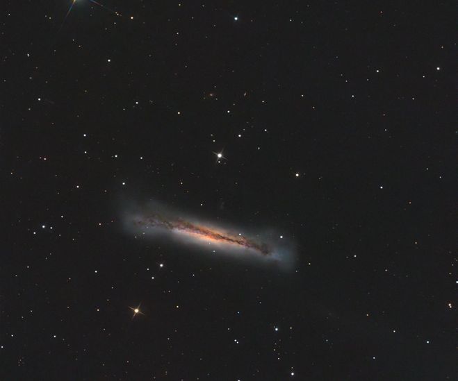 NGC3628 Hamburger Galaxy